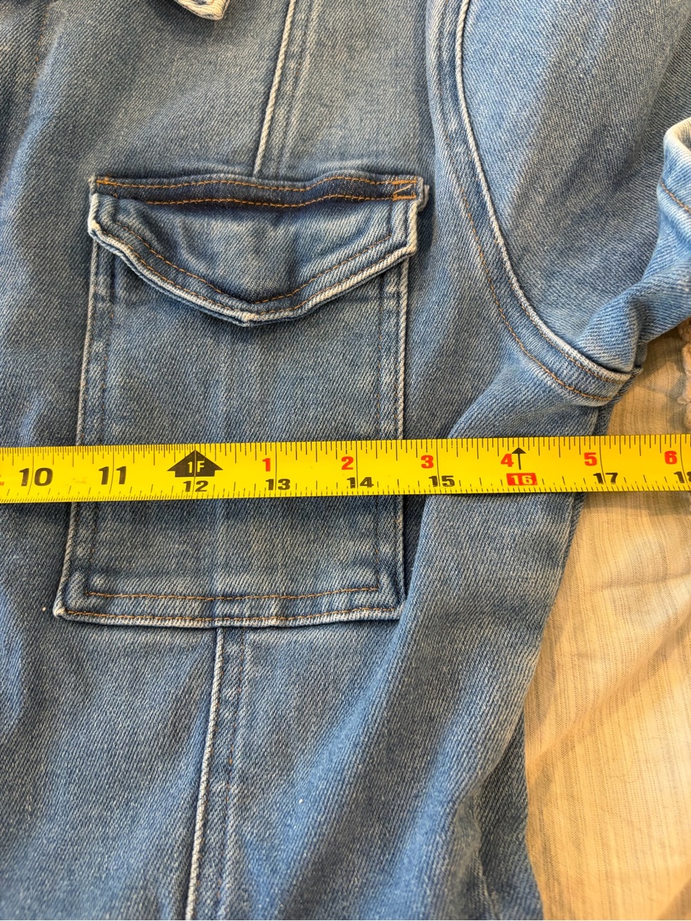 Good American Fit For Success Denim Jumpsuit Blue Stretch Size 3 Straight - Picture 5 of 7